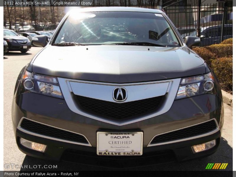 Grigio Metallic / Ebony 2012 Acura MDX SH-AWD