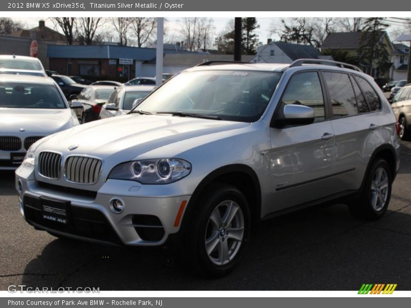 Titanium Silver Metallic / Oyster 2012 BMW X5 xDrive35d