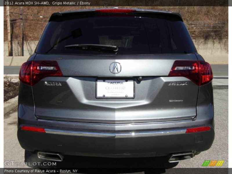Grigio Metallic / Ebony 2012 Acura MDX SH-AWD