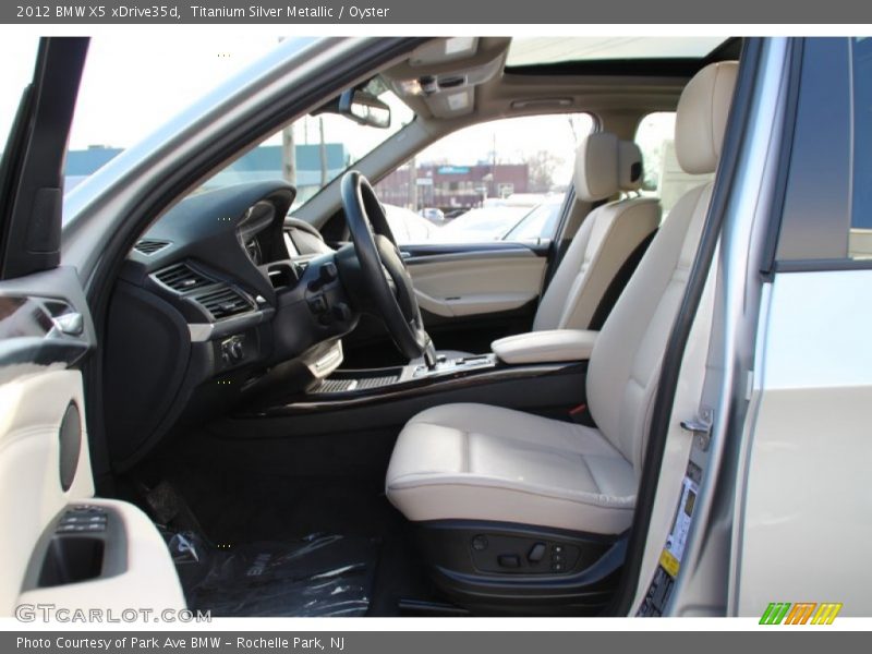 Titanium Silver Metallic / Oyster 2012 BMW X5 xDrive35d
