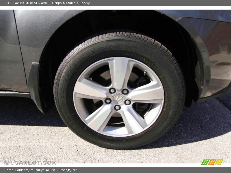 Grigio Metallic / Ebony 2012 Acura MDX SH-AWD