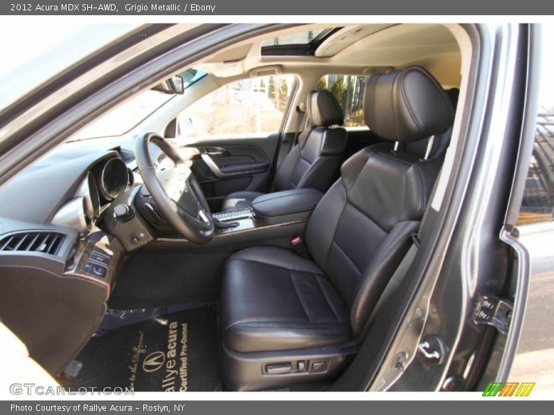 Grigio Metallic / Ebony 2012 Acura MDX SH-AWD