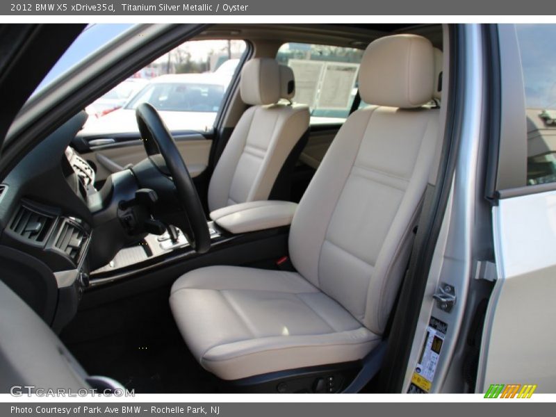Titanium Silver Metallic / Oyster 2012 BMW X5 xDrive35d