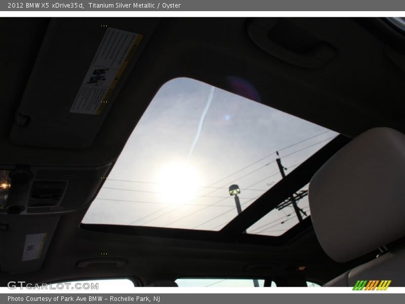 Titanium Silver Metallic / Oyster 2012 BMW X5 xDrive35d