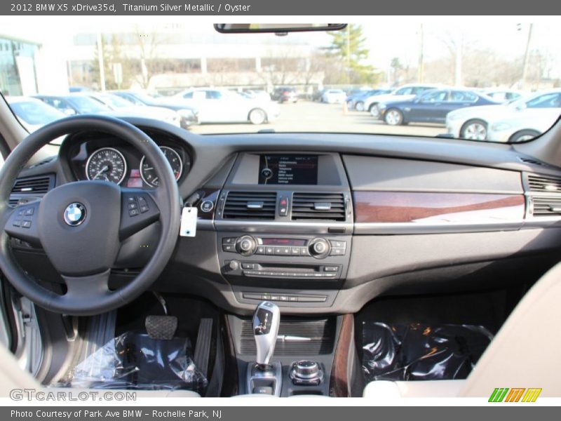 Titanium Silver Metallic / Oyster 2012 BMW X5 xDrive35d