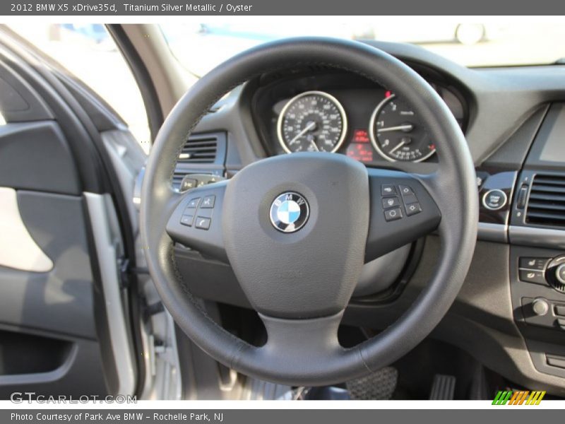 Titanium Silver Metallic / Oyster 2012 BMW X5 xDrive35d