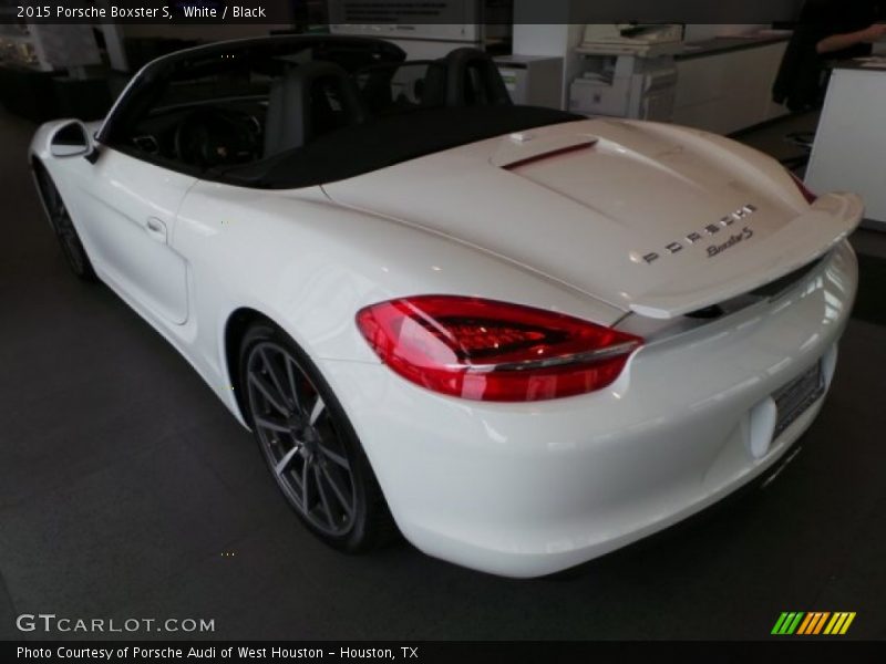 White / Black 2015 Porsche Boxster S