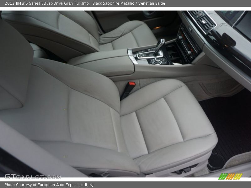 Black Sapphire Metallic / Venetian Beige 2012 BMW 5 Series 535i xDrive Gran Turismo