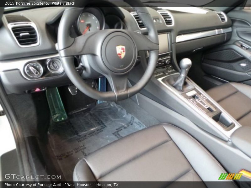 White / Black 2015 Porsche Boxster S