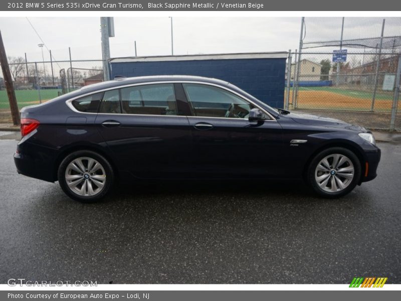 Black Sapphire Metallic / Venetian Beige 2012 BMW 5 Series 535i xDrive Gran Turismo