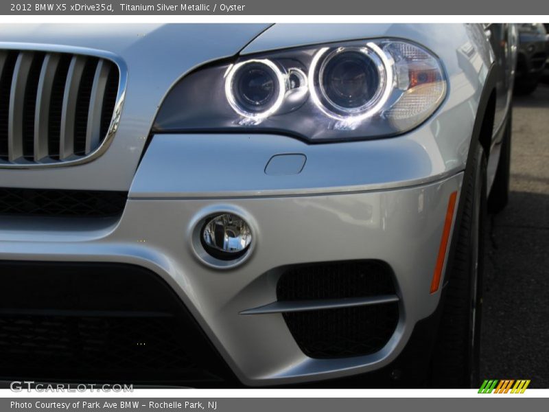 Titanium Silver Metallic / Oyster 2012 BMW X5 xDrive35d