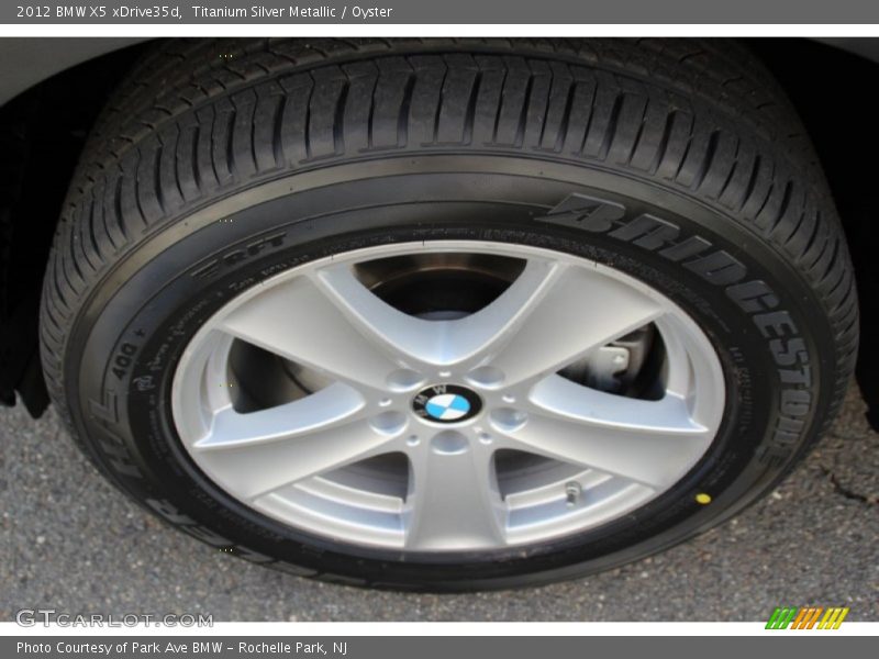 Titanium Silver Metallic / Oyster 2012 BMW X5 xDrive35d