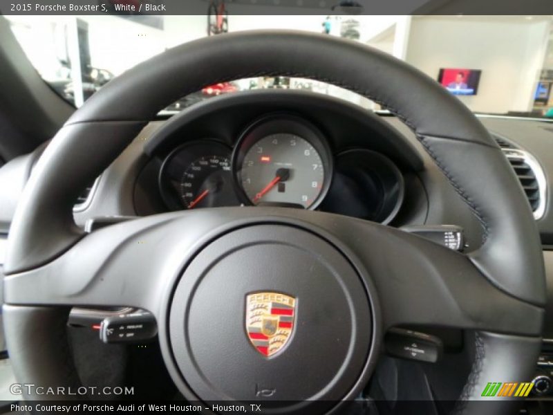White / Black 2015 Porsche Boxster S