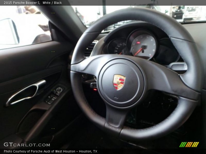 White / Black 2015 Porsche Boxster S