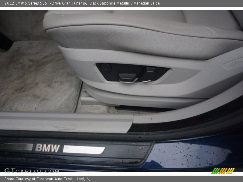Black Sapphire Metallic / Venetian Beige 2012 BMW 5 Series 535i xDrive Gran Turismo