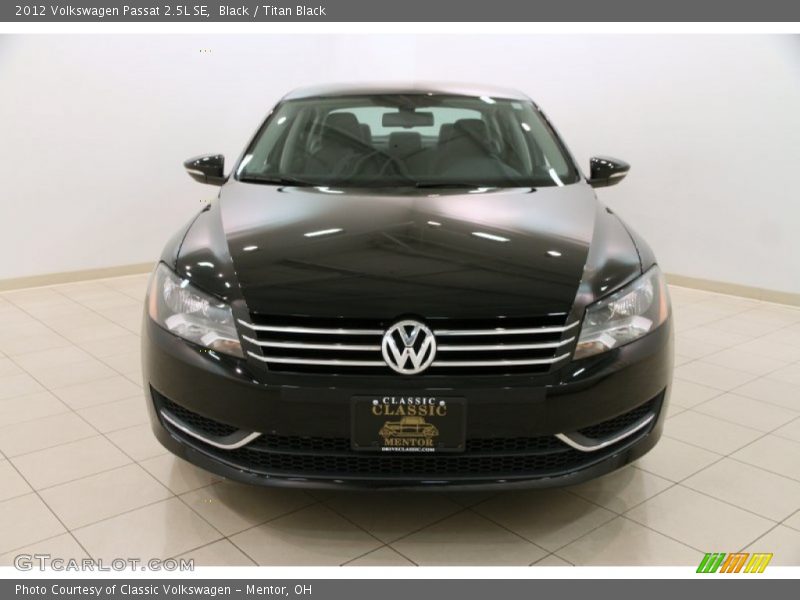 Black / Titan Black 2012 Volkswagen Passat 2.5L SE