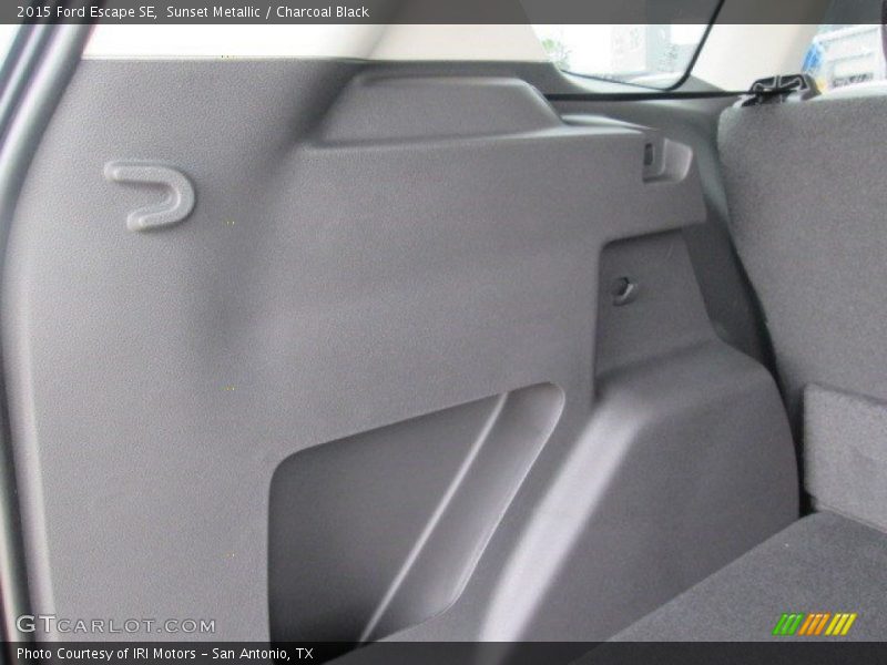 Sunset Metallic / Charcoal Black 2015 Ford Escape SE
