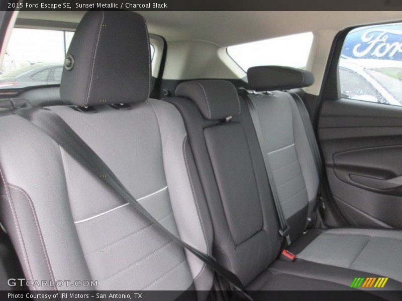 Sunset Metallic / Charcoal Black 2015 Ford Escape SE