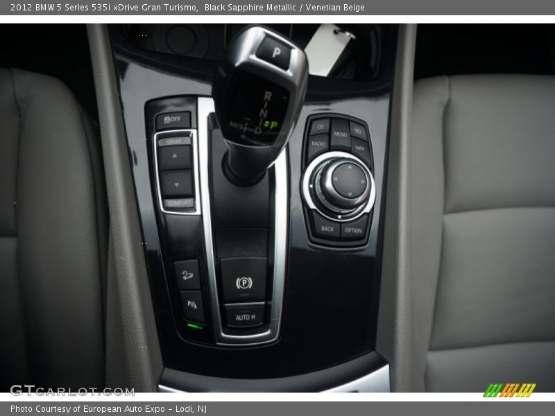 Black Sapphire Metallic / Venetian Beige 2012 BMW 5 Series 535i xDrive Gran Turismo