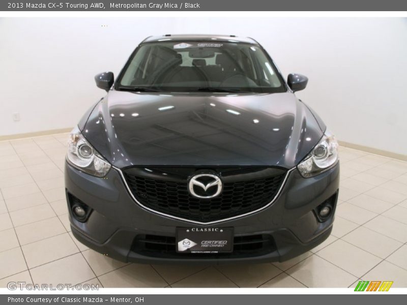 Metropolitan Gray Mica / Black 2013 Mazda CX-5 Touring AWD