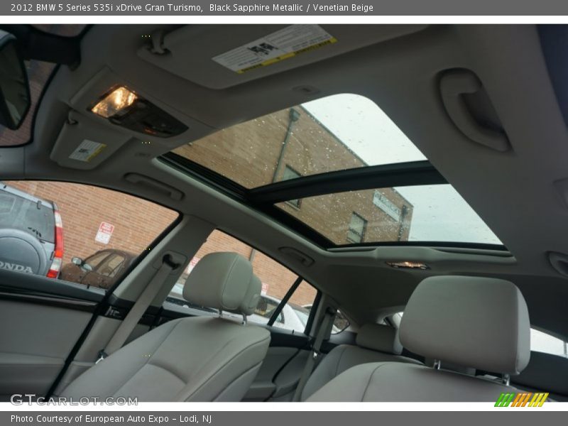 Sunroof of 2012 5 Series 535i xDrive Gran Turismo