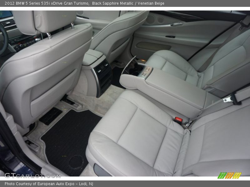 Black Sapphire Metallic / Venetian Beige 2012 BMW 5 Series 535i xDrive Gran Turismo