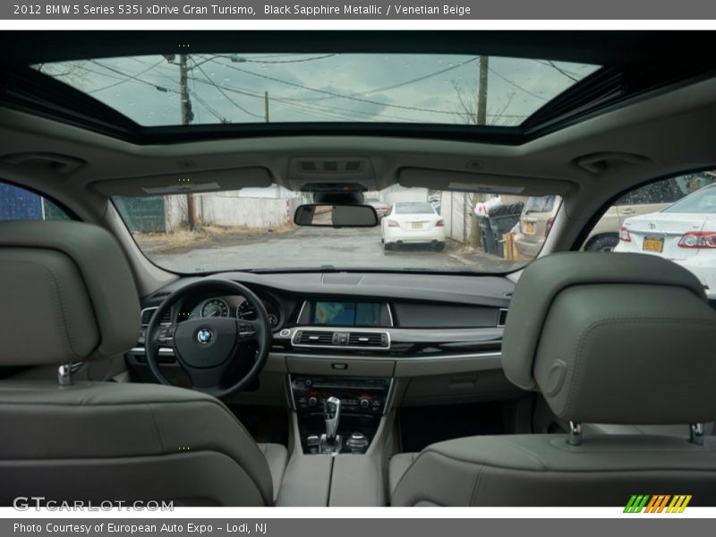 Black Sapphire Metallic / Venetian Beige 2012 BMW 5 Series 535i xDrive Gran Turismo