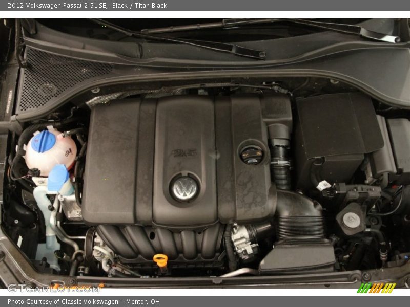 Black / Titan Black 2012 Volkswagen Passat 2.5L SE