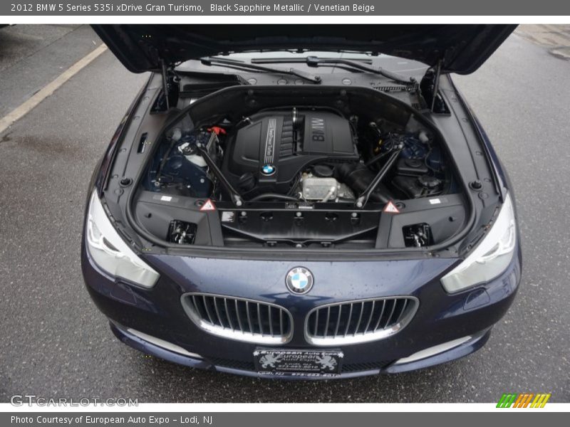 Black Sapphire Metallic / Venetian Beige 2012 BMW 5 Series 535i xDrive Gran Turismo