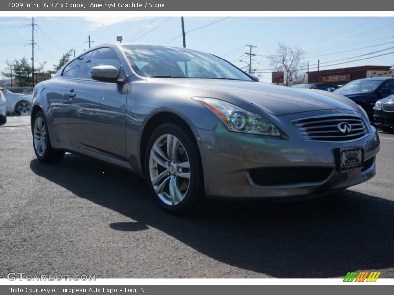 Amethyst Graphite / Stone 2009 Infiniti G 37 x Coupe