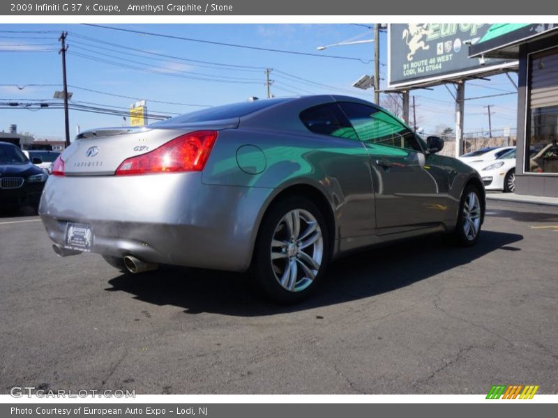 Amethyst Graphite / Stone 2009 Infiniti G 37 x Coupe