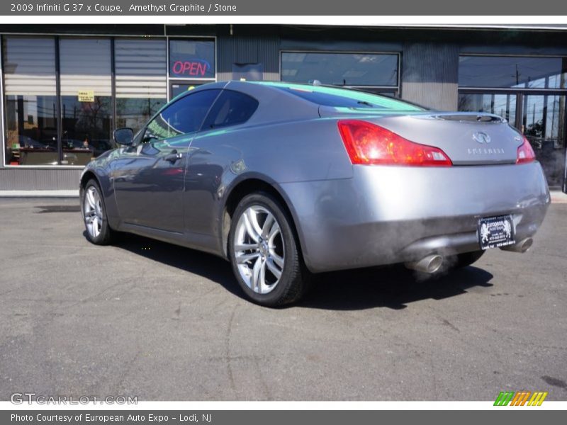 Amethyst Graphite / Stone 2009 Infiniti G 37 x Coupe