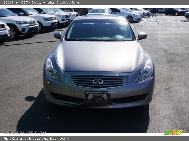 Amethyst Graphite / Stone 2009 Infiniti G 37 x Coupe