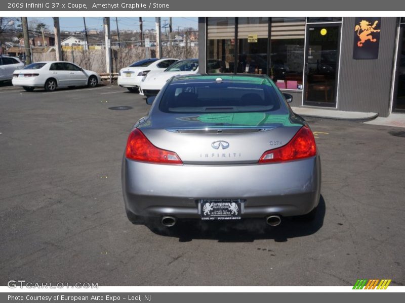 Amethyst Graphite / Stone 2009 Infiniti G 37 x Coupe