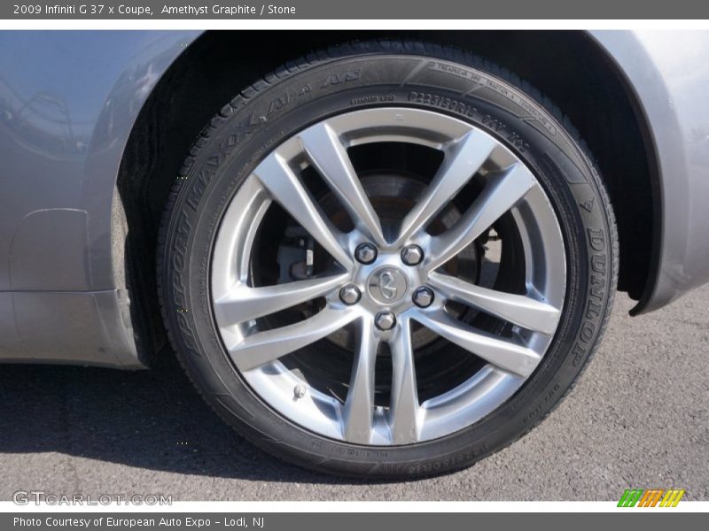 Amethyst Graphite / Stone 2009 Infiniti G 37 x Coupe
