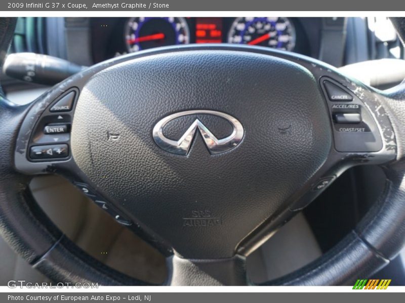 Amethyst Graphite / Stone 2009 Infiniti G 37 x Coupe