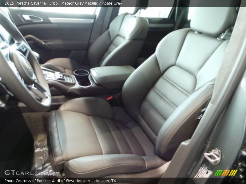 Front Seat of 2015 Cayenne Turbo