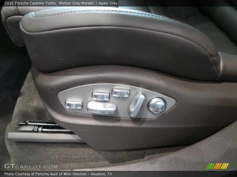 Meteor Grey Metallic / Agate Grey 2015 Porsche Cayenne Turbo