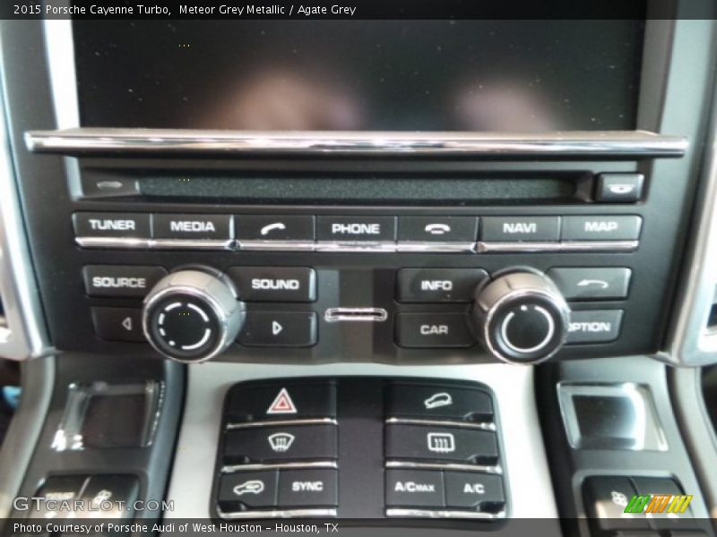 Meteor Grey Metallic / Agate Grey 2015 Porsche Cayenne Turbo