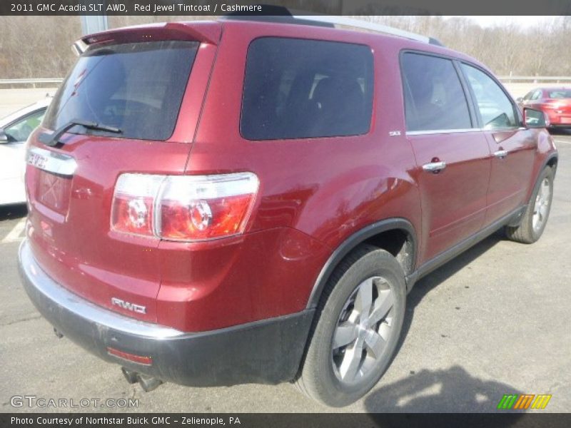 Red Jewel Tintcoat / Cashmere 2011 GMC Acadia SLT AWD