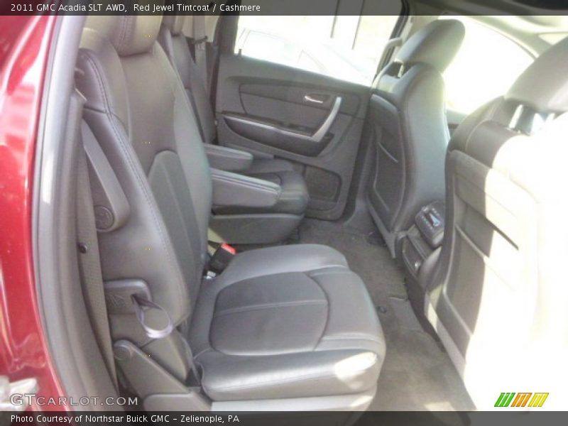 Red Jewel Tintcoat / Cashmere 2011 GMC Acadia SLT AWD