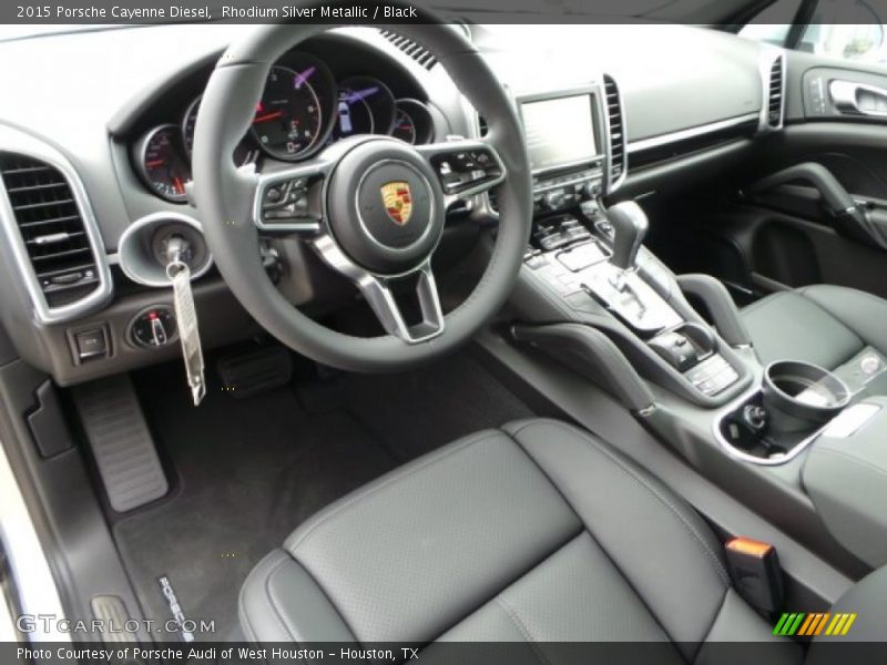  2015 Cayenne Diesel Black Interior