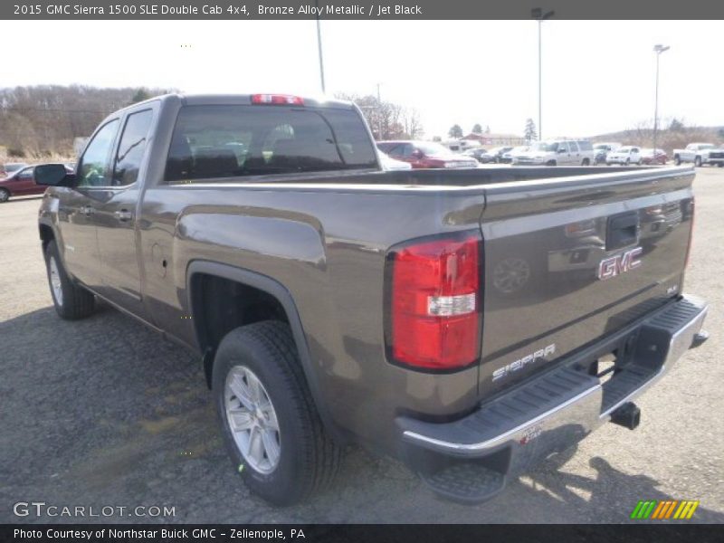 Bronze Alloy Metallic / Jet Black 2015 GMC Sierra 1500 SLE Double Cab 4x4