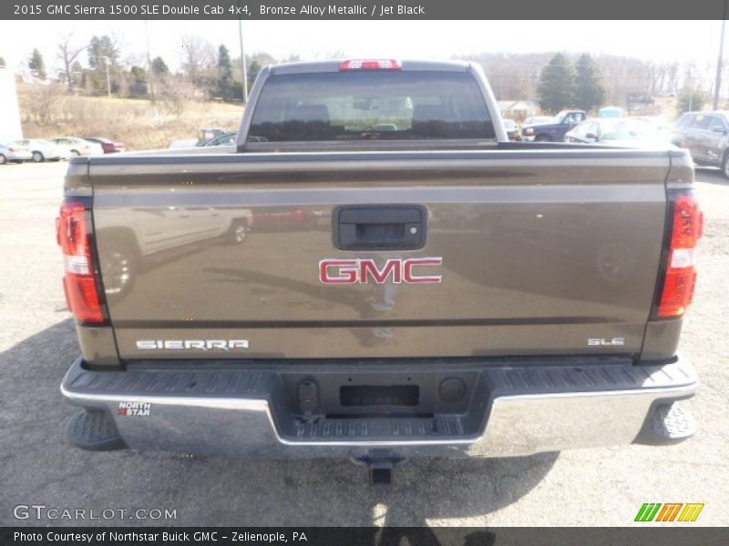 Bronze Alloy Metallic / Jet Black 2015 GMC Sierra 1500 SLE Double Cab 4x4