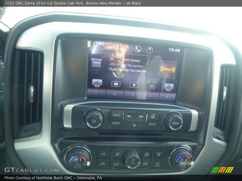 Bronze Alloy Metallic / Jet Black 2015 GMC Sierra 1500 SLE Double Cab 4x4