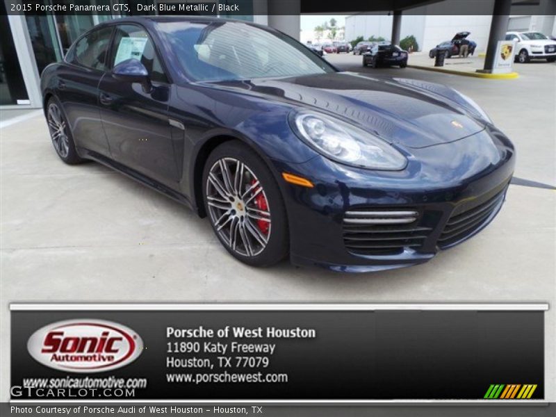 Dark Blue Metallic / Black 2015 Porsche Panamera GTS