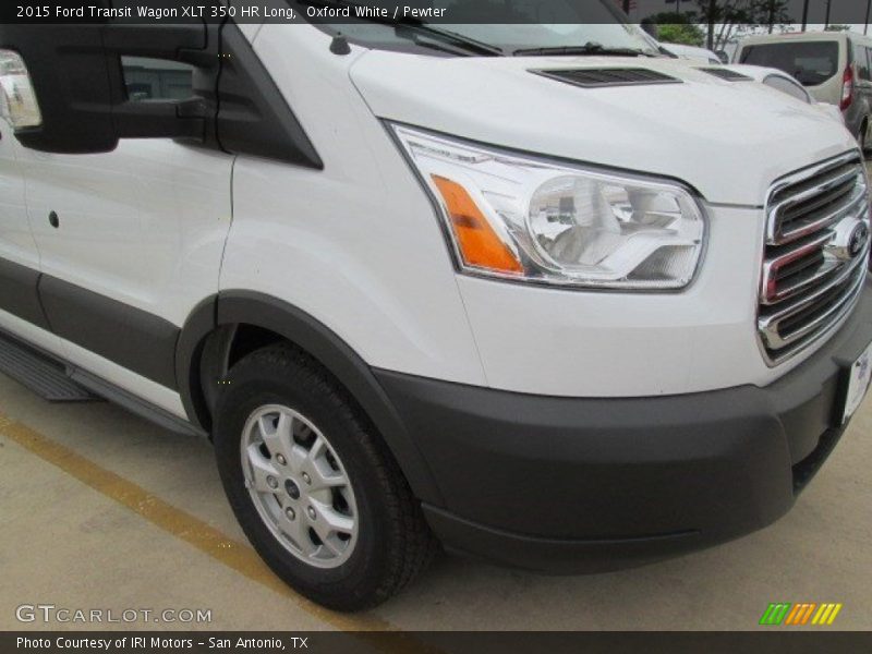 Oxford White / Pewter 2015 Ford Transit Wagon XLT 350 HR Long