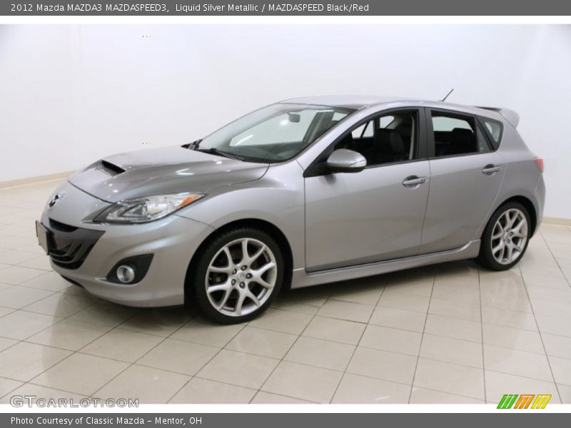 Liquid Silver Metallic / MAZDASPEED Black/Red 2012 Mazda MAZDA3 MAZDASPEED3