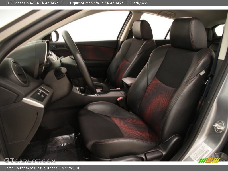 Liquid Silver Metallic / MAZDASPEED Black/Red 2012 Mazda MAZDA3 MAZDASPEED3