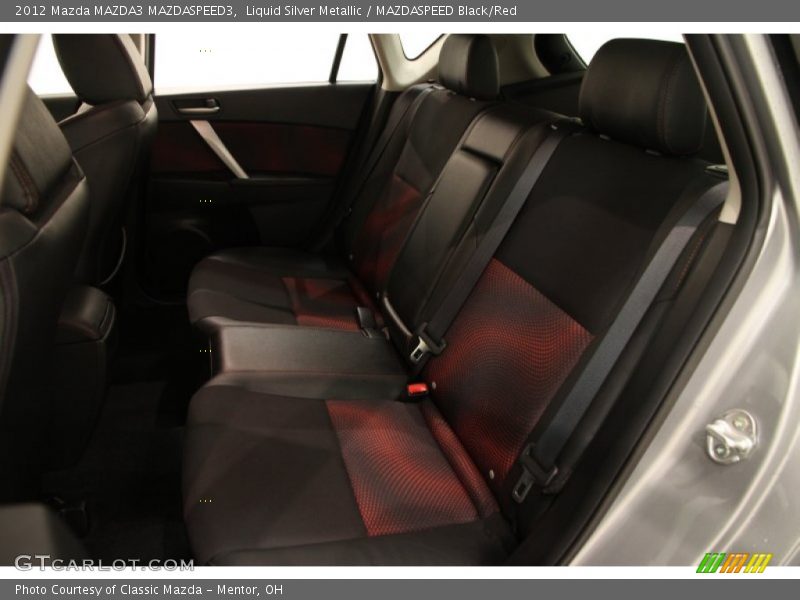 Liquid Silver Metallic / MAZDASPEED Black/Red 2012 Mazda MAZDA3 MAZDASPEED3